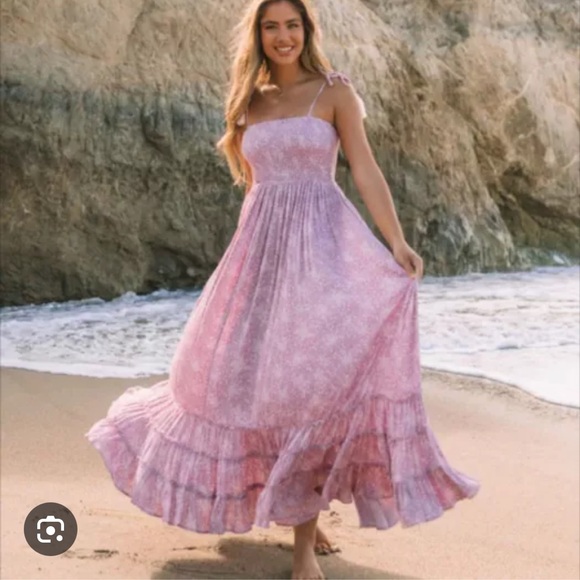 Vici Dresses & Skirts - Vici Pink Lavender Floral Maxi Dress
